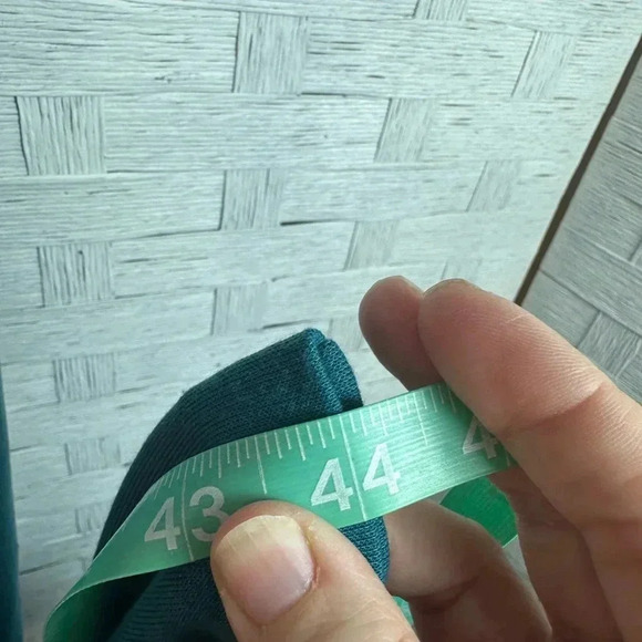 ASOS Fitted Sleeveless Split Back Peplum Belted Teal Blue sheath Dress - Picture 8 of 11